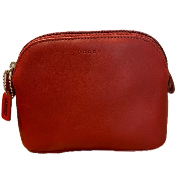 Vintage coach Legacy small Zip Coin Purse Cosmetic Case - Picture 1 of 12